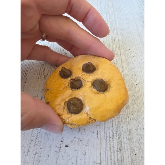 Lifelike chocolate chip cookie food life-size unique - Picture 1 of 5